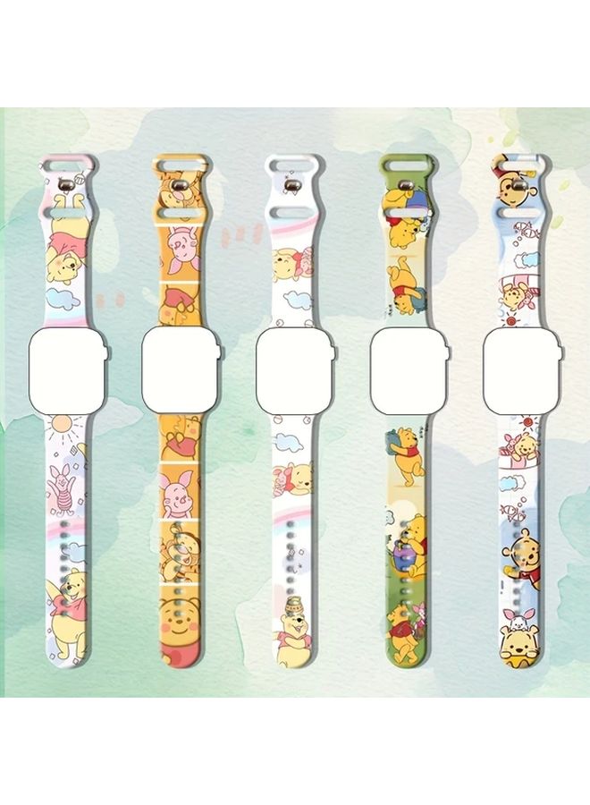 Mixed Color 2 Silicone Watch Band 38 40 41mm Durable Fashionable For Outdoor Daily Wear Parties Christmas New Year Gift - Image 1