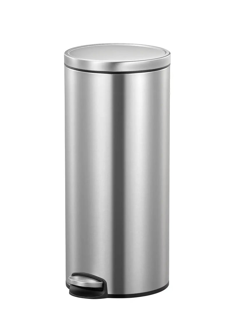 EKO EVA SERIES | Brushed Stainless Steel Finish | Soft-Closing | Fingerprint-Resistant | Premium Pedal Trash & Garbage Bin | Multiple Sizes ( 5 - 30 L) To Suit Different Places | 20 Liters  - Image 1