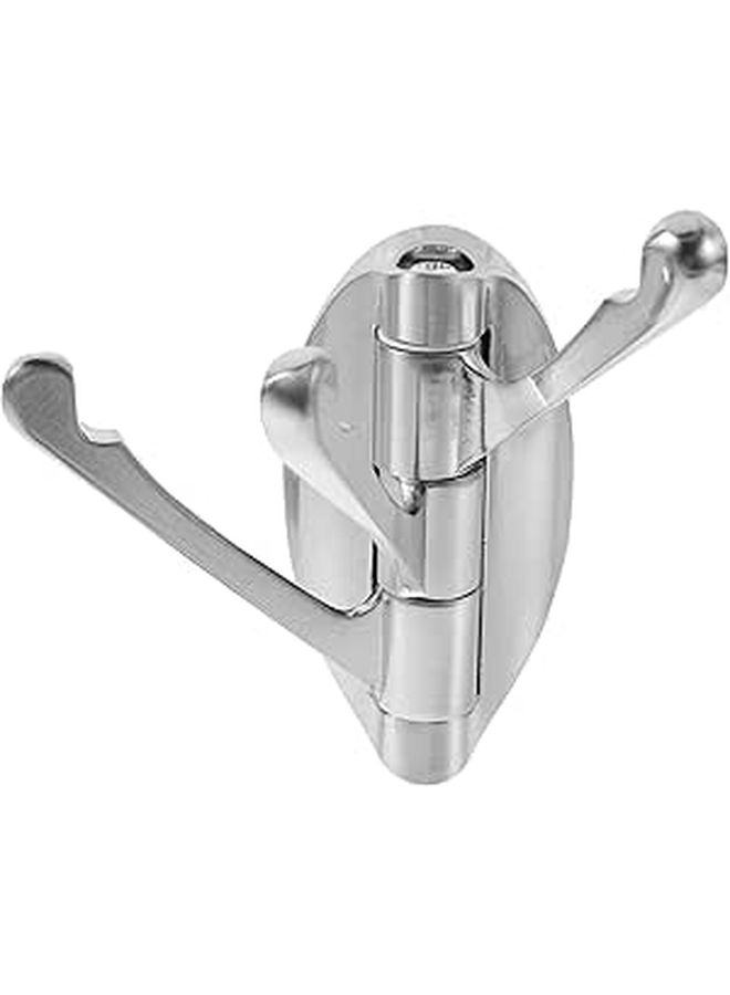 Zinc Alloy Wall Hook with Rotating Arms for Towel Coat Storage in Bathroom Kitchen - Image 1