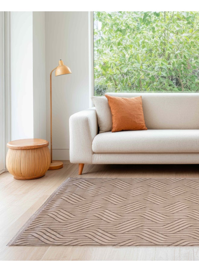 Almas Kavir Carpet Carpet Woven Rug in Soft Texture | Classic Nomad Design - Grey | Size 100x150 cm (3.2x5 ft) | For Mid-Small sized Family room, Bedroom with twin or queen beds, Home office, Entry hallways, Foyers or Balcony - Image 1