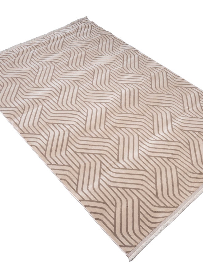 Almas Kavir Carpet Carpet Woven Rug in Soft Texture | Classic Nomad Design - Grey | Size 100x150 cm (3.2x5 ft) | For Mid-Small sized Family room, Bedroom with twin or queen beds, Home office, Entry hallways, Foyers or Balcony - Image 5