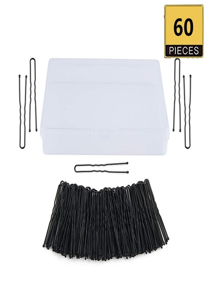 TAPBULL U Shaped Bun Hair Pins, Wedding Bridal Black Hair Pins (Black-60Pcs) - Image 3