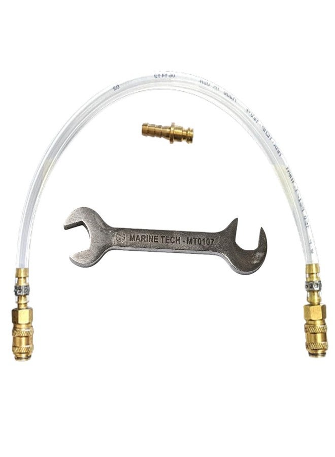 M Marine Tech Tools Marine Tech Tools Bleed Tube, Seastar Hydraulic Steering Bleed Kit, Fits Seastar Hydraulic Cylinders, Seastar Hydraulic Steering Bleed Kit, Seastar Bleeding System - Image 1