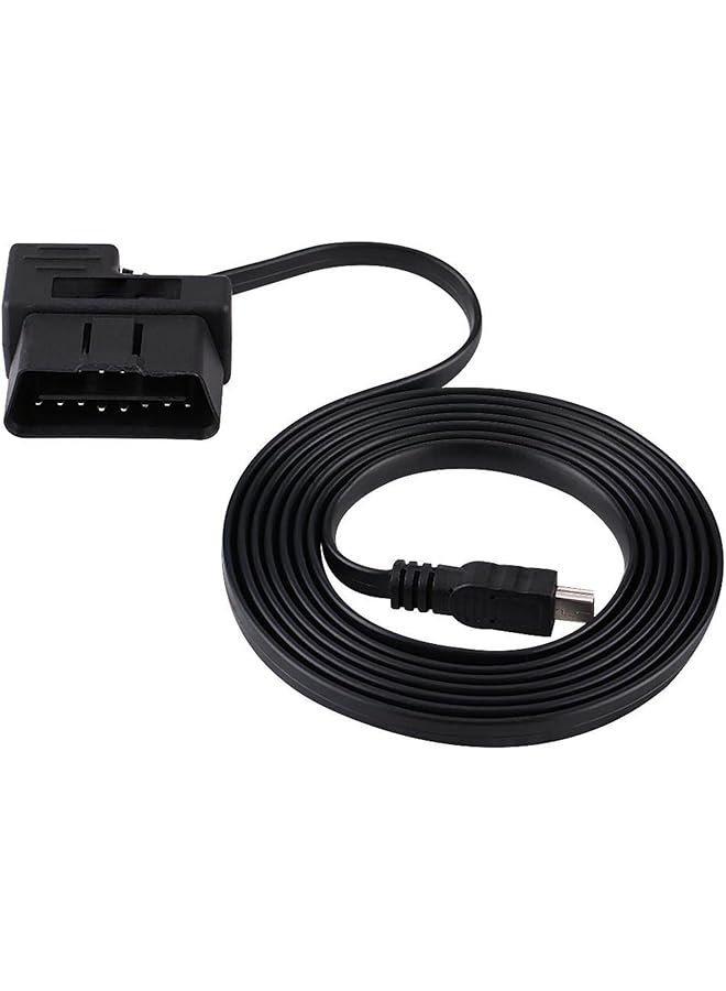eWINNER Obd2 Obd Power Cable For Dash Camera Obd To Mini Usb Obdii Adapter Hardwire Charger Cable 24 Hours Surveillance And Acc Two Mode Mini Usb Port - Image 5