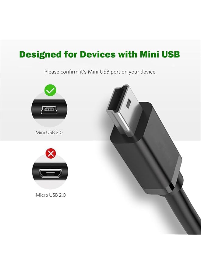 eWINNER Obd2 Obd Power Cable For Dash Camera Obd To Mini Usb Obdii Adapter Hardwire Charger Cable 24 Hours Surveillance And Acc Two Mode Mini Usb Port - Image 3