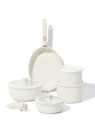 CAROTE Nonstick Cookware Sets, Non Stick Pots and Pans Set Detachable Handle, Kitchen Cookware Sets with Removable Handle, Stackable RV Cookware for Campers, Dishwasher/Oven Safe (White 5 PCS) - pzsku/ZED39D1FF489100CE807BZ/45/_/1693218546/e4dce6c6-f1d7-4aa4-988e-96df9ed992c9