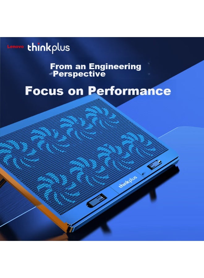 Thinkpad Lenovo Laptop Cooling Pad, Ten Fans/seven-level Multi-angle Adjustment/cooling And Noise Reduction/for 13-17 Inch Laptops, Zja9 - Image 5