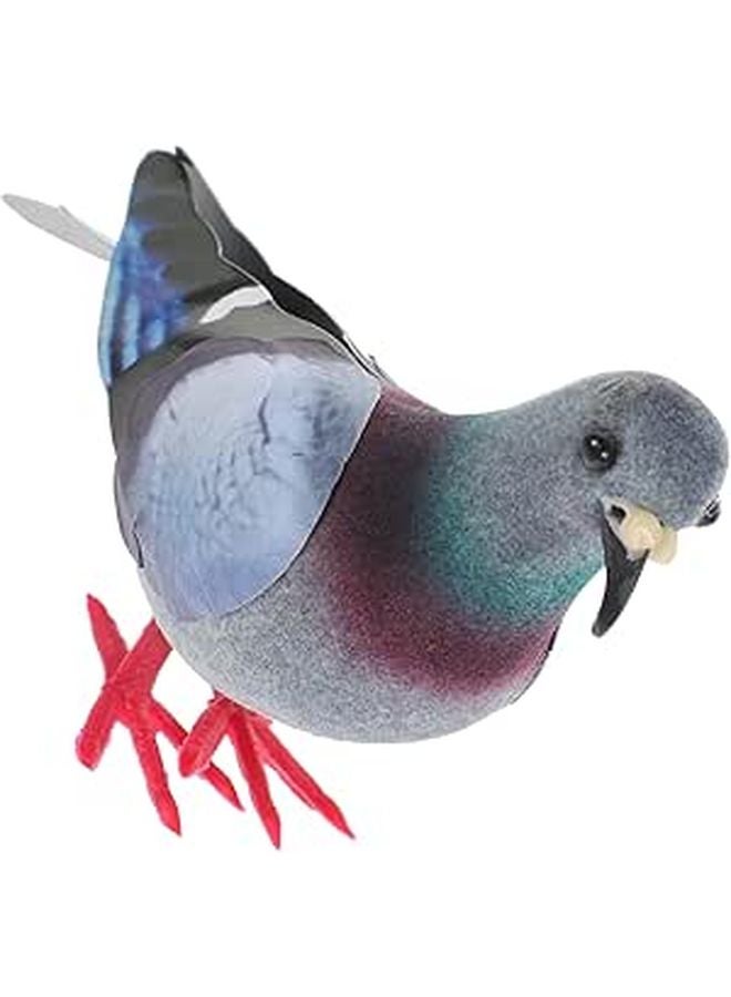 Artificial Pigeon Figurine Small Faux Bird Decoration For Outdoor Garden Patio Landscape Craft Ornament - Image 1