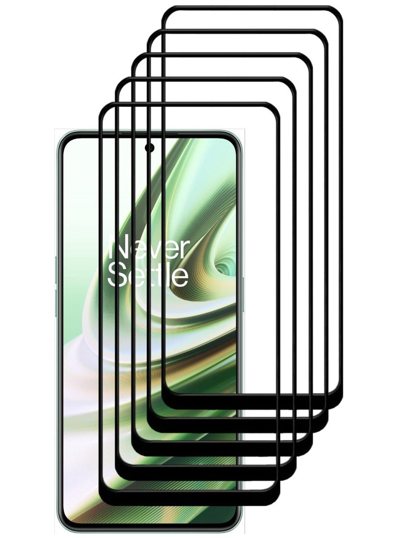 ACLIX 5 Pieces Antistatic ESD Dustproof Premium Quality High Definition Tempered Glass Screen Protector Designed For OnePlus 10R - Image 1