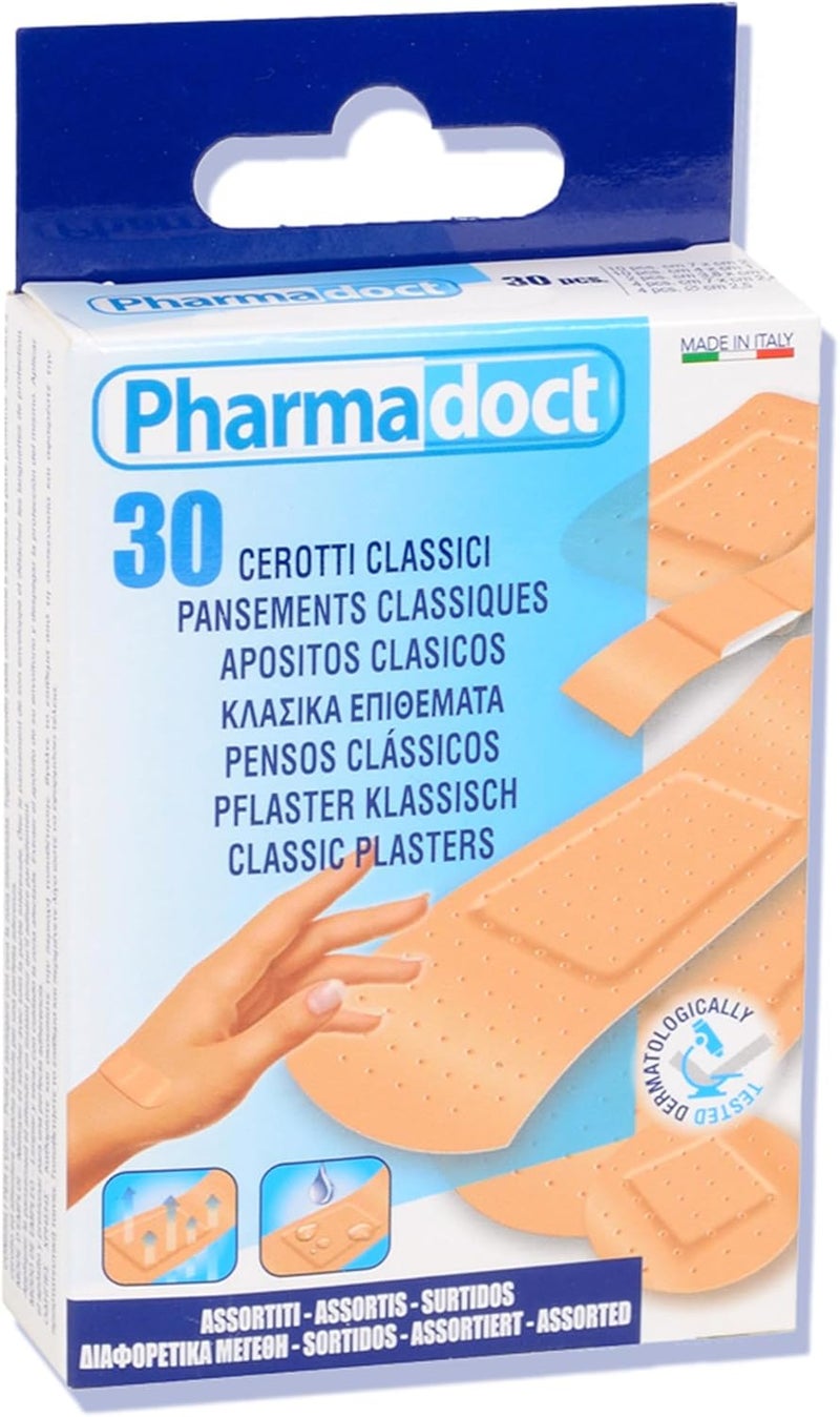 Pharmadoct Plasters Set 30-Pieces, Assorted - Image 1