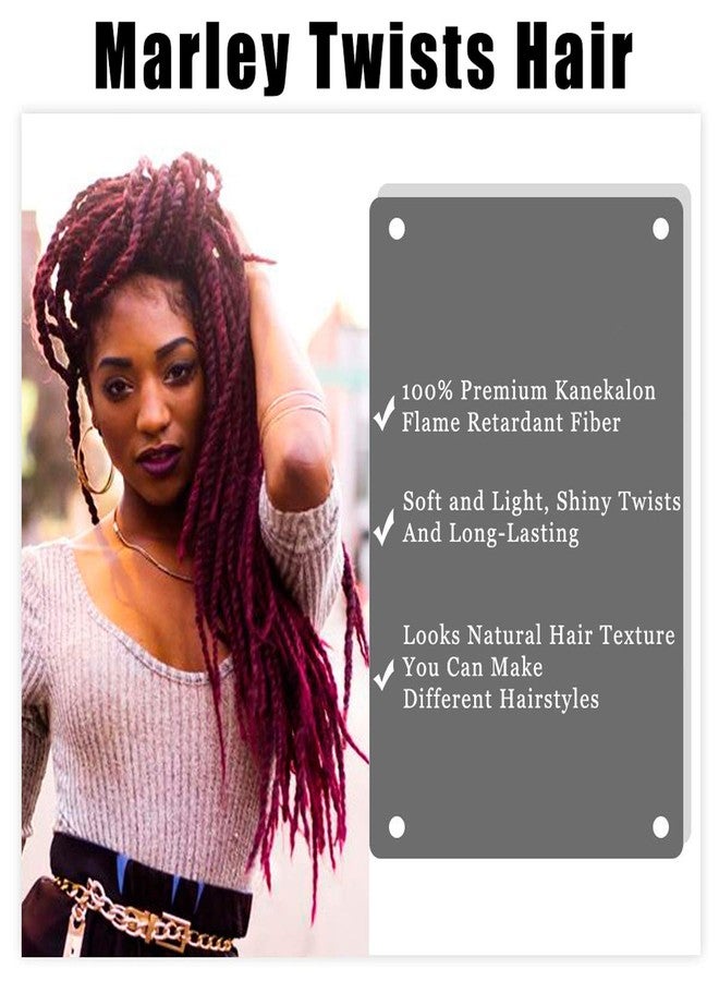 BAISAI Marley Hair 3 Packs Bug Braiding Twist Marley Hair Long Afro Kinky Braiding Hair for Twists Bug Marley Crochet Hair Braid 18 Inch 100g/Pack (Bug#) - Image 2