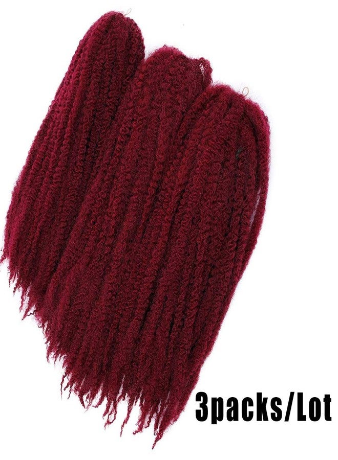 BAISAI Marley Hair 3 Packs Bug Braiding Twist Marley Hair Long Afro Kinky Braiding Hair for Twists Bug Marley Crochet Hair Braid 18 Inch 100g/Pack (Bug#) - Image 3