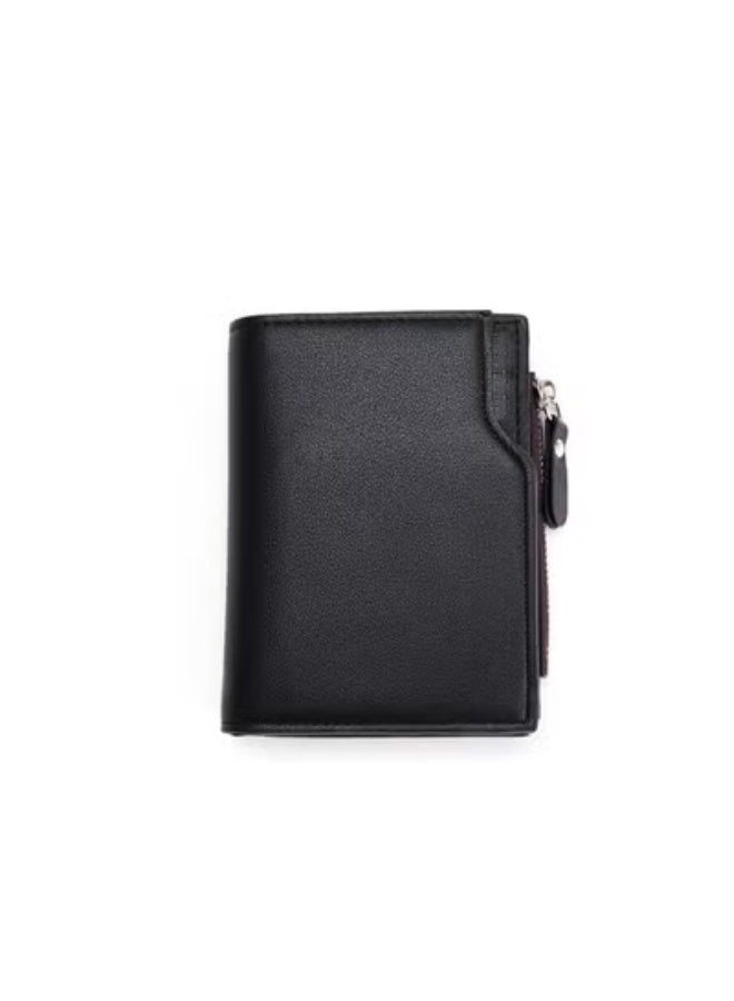 عام محفظة ذكية قصيرة للرجال: متعددة البطاقات ، أنيقة بأزرار رأسية صغيرة - Image 2