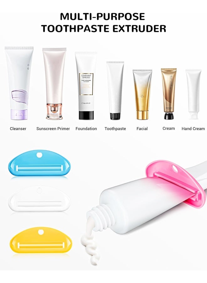 4PCS البلاستيك معجون الأسنان ضاغط، حمام مستحضرات التجميل أنبوب التوزيع مقبض - Image 3