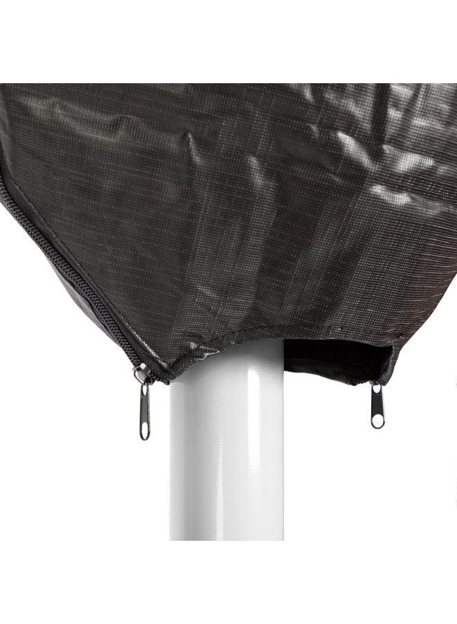 Fire Sense 02054 Outdoor Vinyl Head Cover LPG Patio Heaters Heavy Duty 10 Gauge Felt Lined Waterproof Weather Resistant with 32" Reflectors - Black - Image 3
