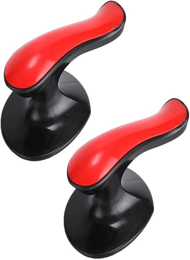 Rana Store Pot Lid Replacement Handles, Classic Design Fits Most Types of Cookware, Strong, Light, Convenient to Use, Hold Tightly - 2 Pcs - Red