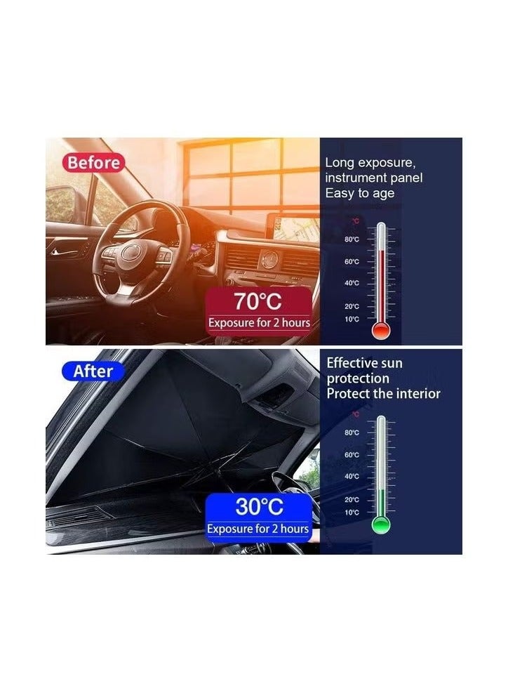 Raxoom Foldable Car Windshield Sun Shade - Image 3