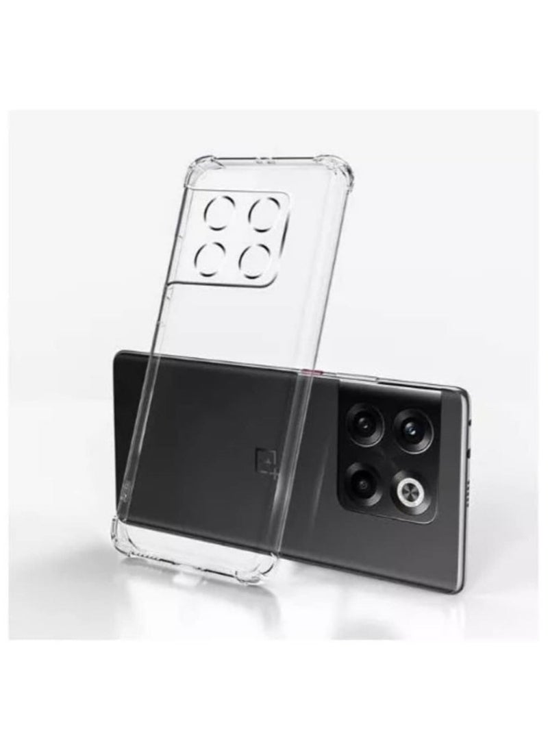 Raxoom Oneplus 10 Pro Clear Transparent Case Soft Flexible Silicone Back Cover Shockproof Case with Reinforced Bumper Corner for 1 + 10 pro Clear Case - Image 2