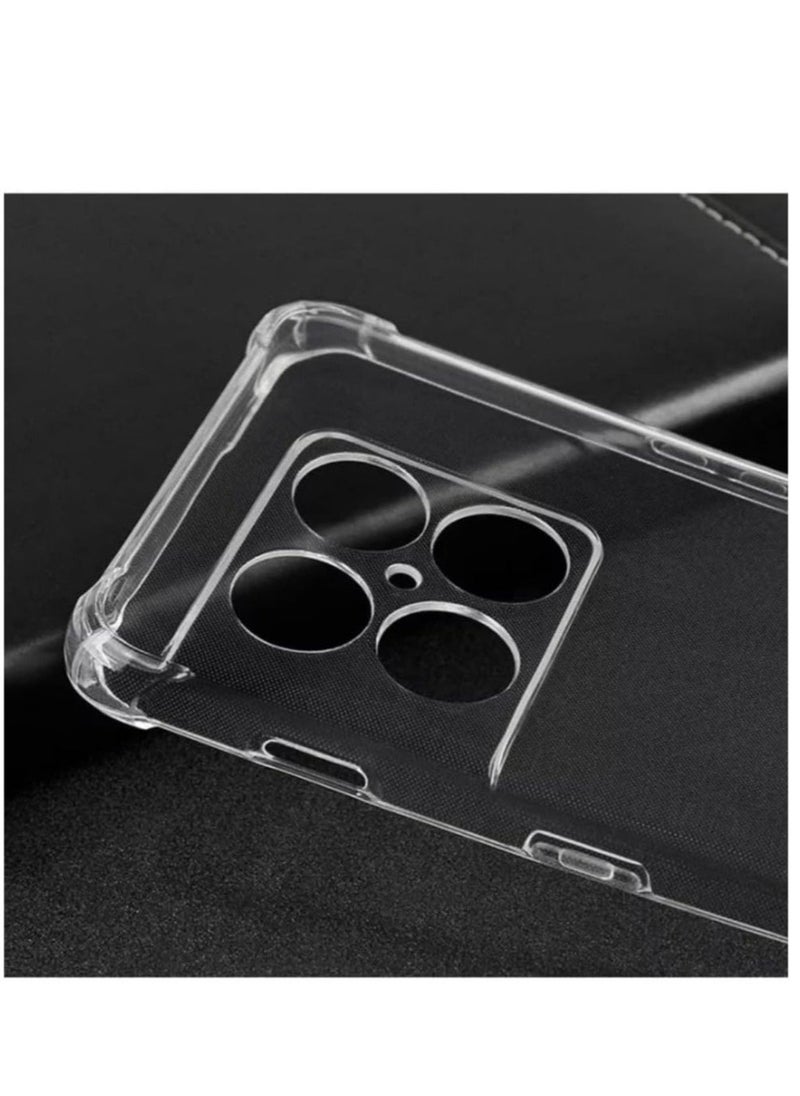 Raxoom Oneplus 10 Pro Clear Transparent Case Soft Flexible Silicone Back Cover Shockproof Case with Reinforced Bumper Corner for 1 + 10 pro Clear Case - Image 4