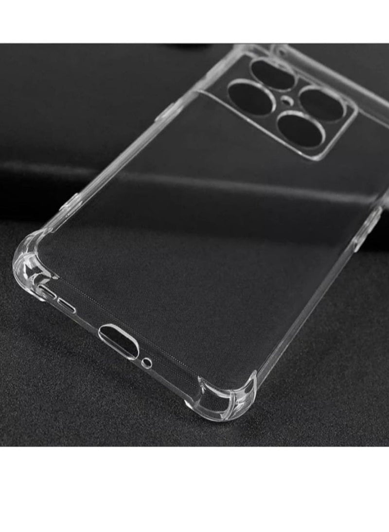 Raxoom Oneplus 10 Pro Clear Transparent Case Soft Flexible Silicone Back Cover Shockproof Case with Reinforced Bumper Corner for 1 + 10 pro Clear Case - Image 5