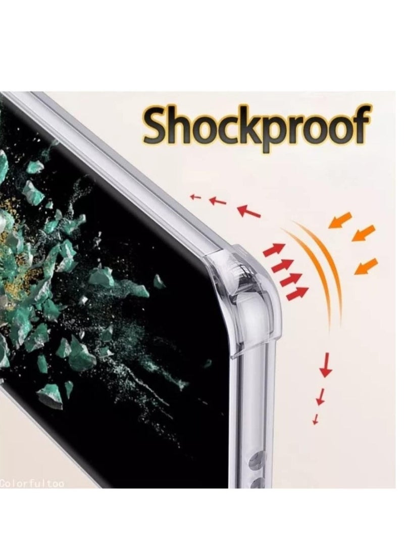 Raxoom Oneplus 10 Pro Clear Transparent Case Soft Flexible Silicone Back Cover Shockproof Case with Reinforced Bumper Corner for 1 + 10 pro Clear Case - Image 3