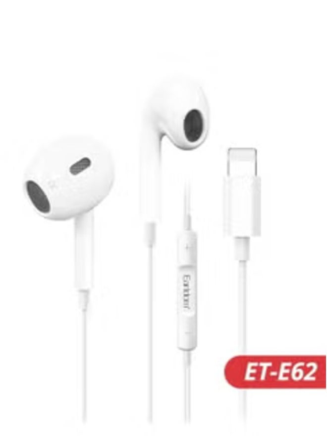 ELTRAZONE ET-E62 In-Ear Earphones with Microphone – Wired Headphones for Clear Sound and Hands-Free Calls - Image 1
