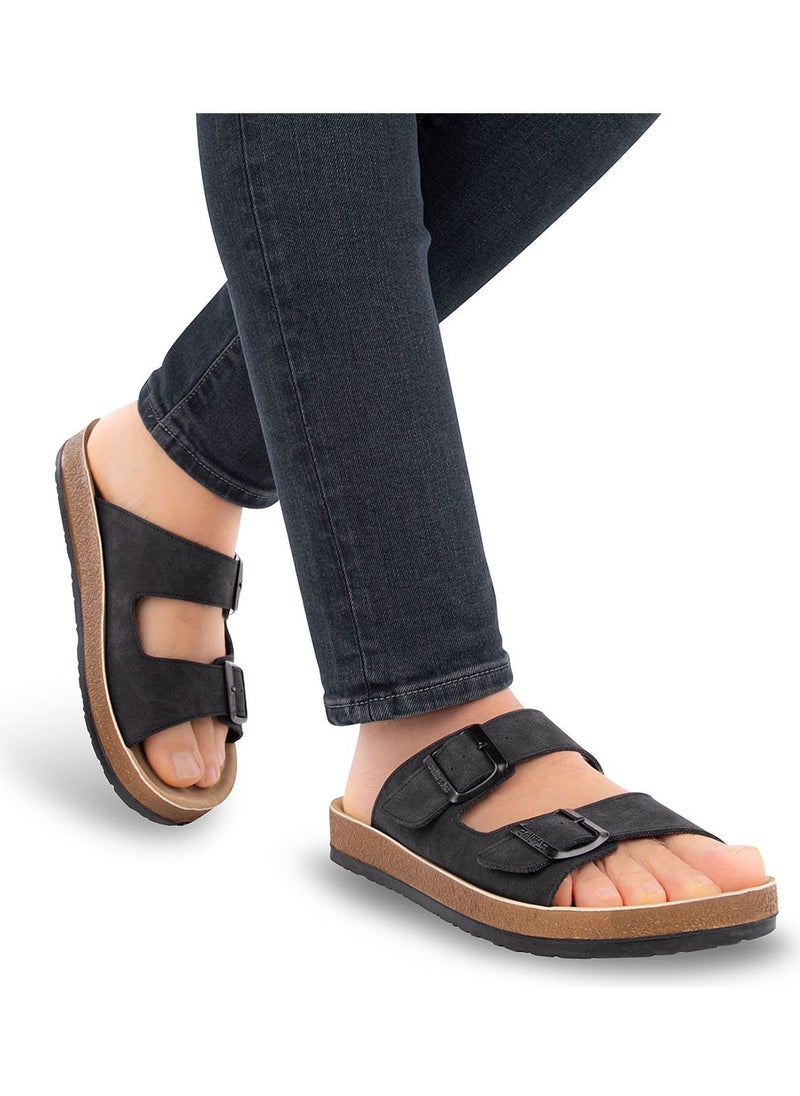 MUYA Orthopedix Allen Anatomical Double Buckle Men's Slippers 31330  - Image 3
