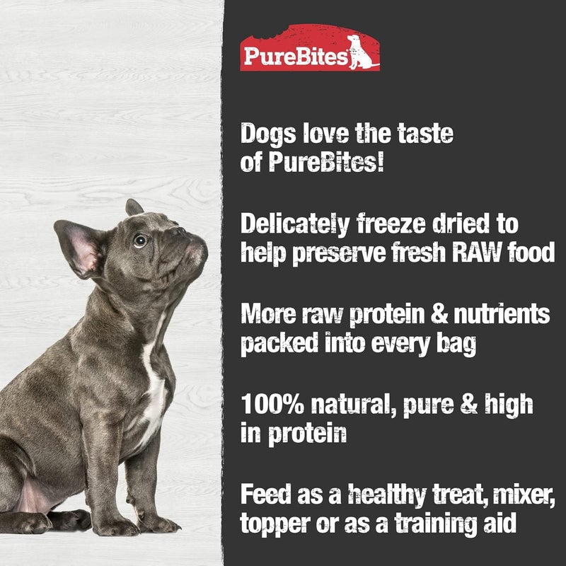 PUREBITES Chicken Freeze Dried Dog Treats, 1 Ingredient, Made in USA, 11.6oz - Image 4