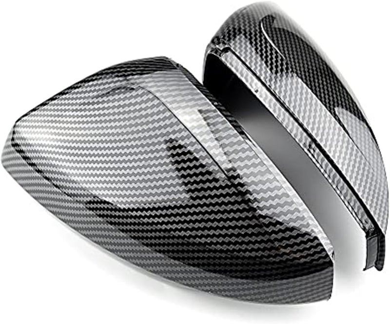 Yurefax Carbon Fiber Side Mirror Covers for VW Polo Mk6 GTI - Image 2