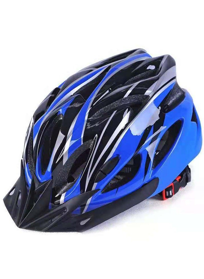 Generic Adjustable Sport Power Bike Racing Gear Road Bike Mountain Bike Electric Bike Helmet - (Blue Black)