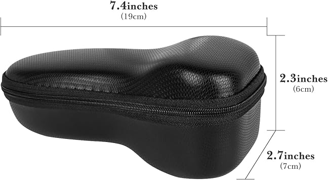 Linkidea Hard Shell Electric Shaver Storage Bag Shaver Storage Case for Daily Use or Travel Mens Electric Trimmer Shaver Case Compatible with Philips Norelco Series 5 Black - Image 3