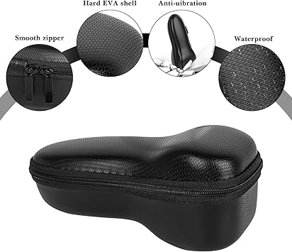 Linkidea Hard Shell Electric Shaver Storage Bag Shaver Storage Case for Daily Use or Travel Mens Electric Trimmer Shaver Case Compatible with Philips Norelco Series 5 Black - Image 4