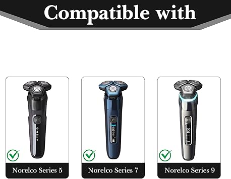 Linkidea Hard Shell Electric Shaver Storage Bag Shaver Storage Case for Daily Use or Travel Mens Electric Trimmer Shaver Case Compatible with Philips Norelco Series 5 Black - Image 2