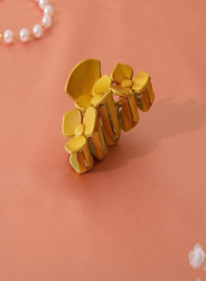 Estele Plastic Fancy Hair Claw For Thick Long Hair For Girls And Women's, Multicolor - Image 1