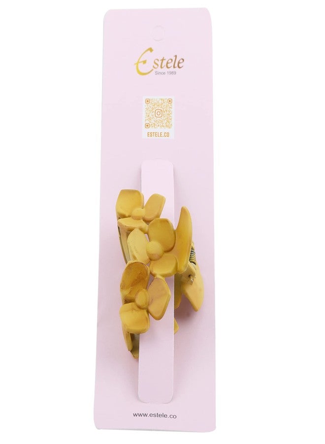 Estele Plastic Fancy Hair Claw For Thick Long Hair For Girls And Women's, Multicolor - Image 2