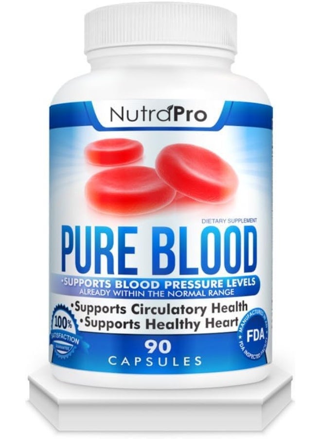 NutraPro Pure Blood - Supports Blood Pressure Levels - Image 1