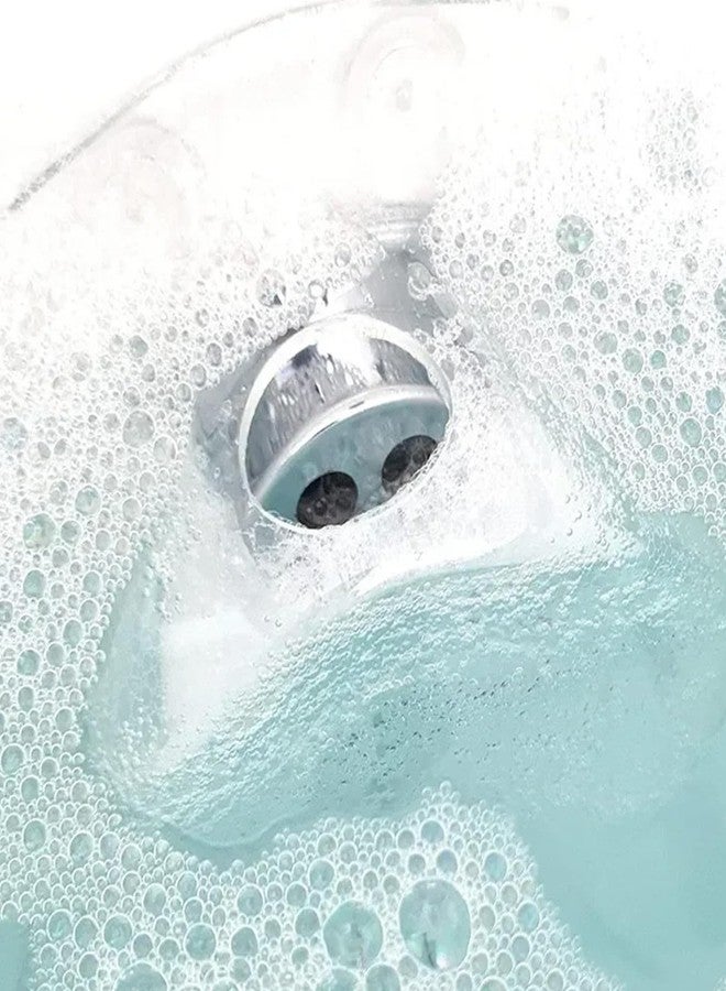 LINYUEARUI 2 Pack Bathtub Stoppers Overflow Drain Covers, Bathtub Tray Plugs, add Extra Water to The Bathtub Heater Bathroom (Transparent+Blue) - Image 4