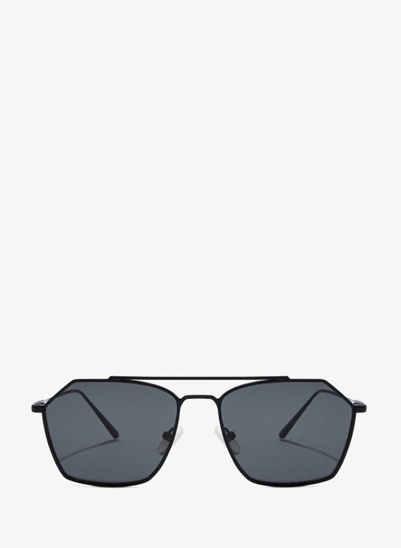 30Sundays FIGARO - La French Collection Men's Aviator Sunglasses, Black/Gray - Image 1