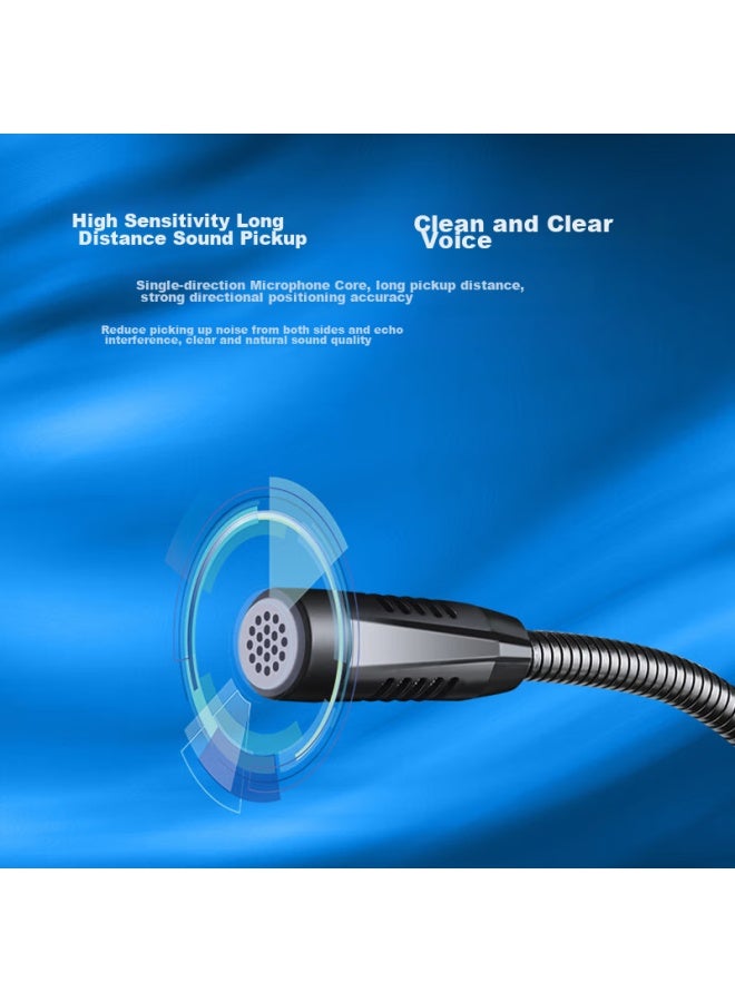 Takstar Ms-580 Wired Conference Microphone For Online Cl, Desktop Computers, Laptops, Voice Chat, Gaming, And Condenser Microphone - Image 5