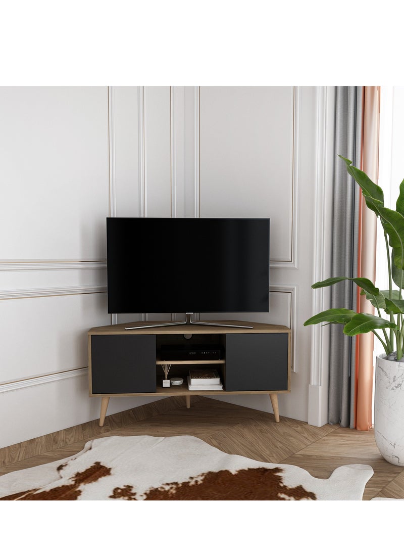 Decorotika Lesson 120 cm Corner TV Unit for TVs up to 55"  - Image 1