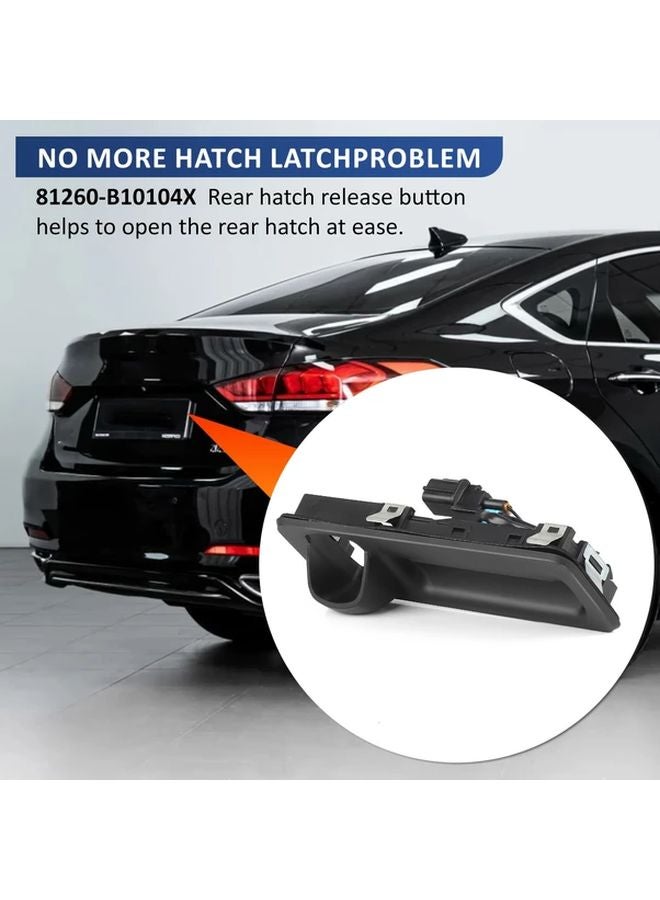 Rear Trunk Release Lid Lock Handle Button For Hyundai Genesis G80 2015 2020 Model 81260 B10104X - Image 1