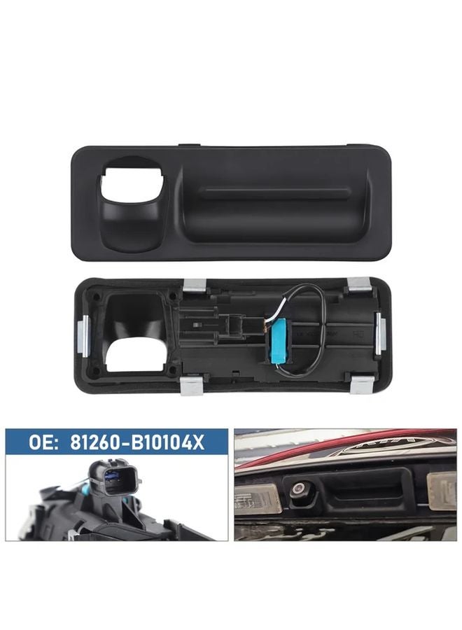 Rear Trunk Release Lid Lock Handle Button For Hyundai Genesis G80 2015 2020 Model 81260 B10104X - Image 4