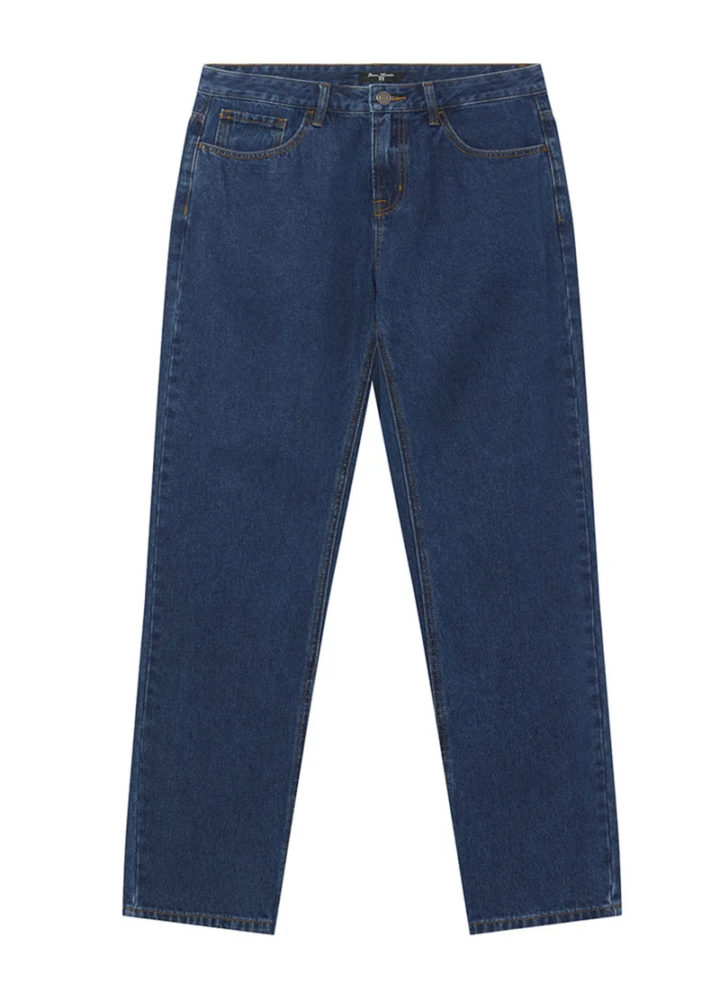 Men’s Regular Fit Mid Rise Elastic Waist Denim Jeans | Online Exclusive