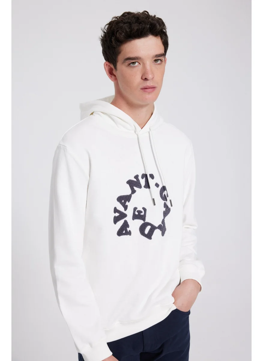 دي أس دامات D'S Groom Ds Groom Slim Fit Ecru Sweatshirt