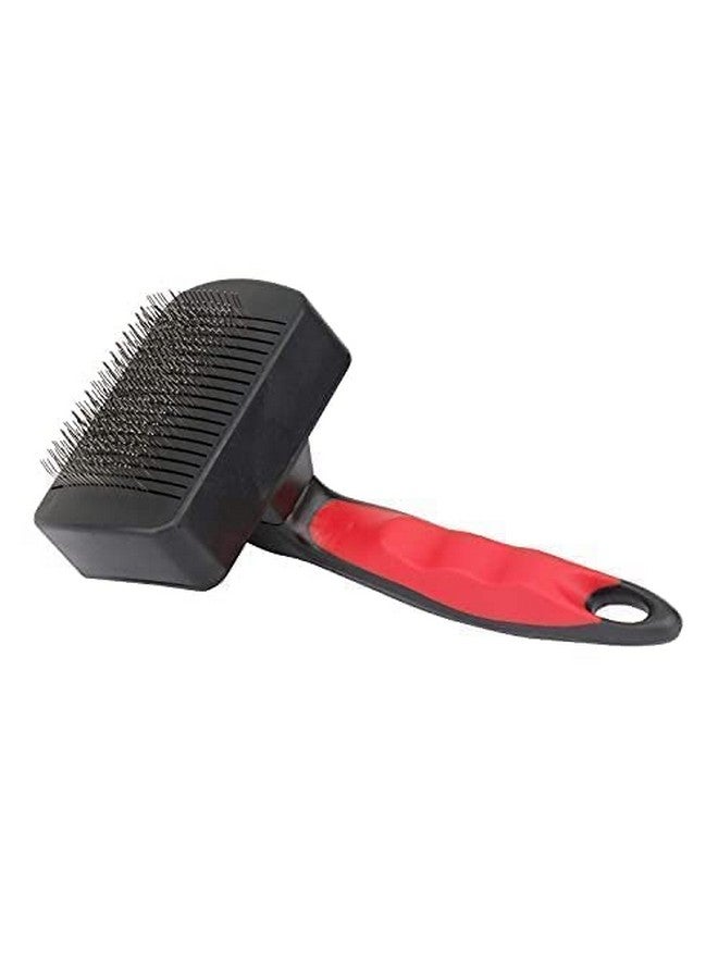 Pet Deshedding Brush Stainless Steel Dog Grooming Brush Slicker Brush For Cats (Color May Vary) - Image 1
