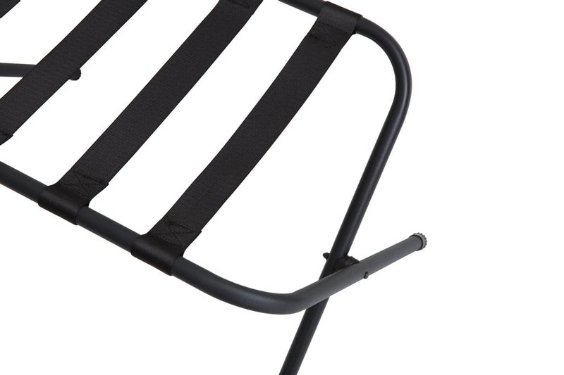 Mabel Home Metal Folding Luggage Rack Black - Image 3