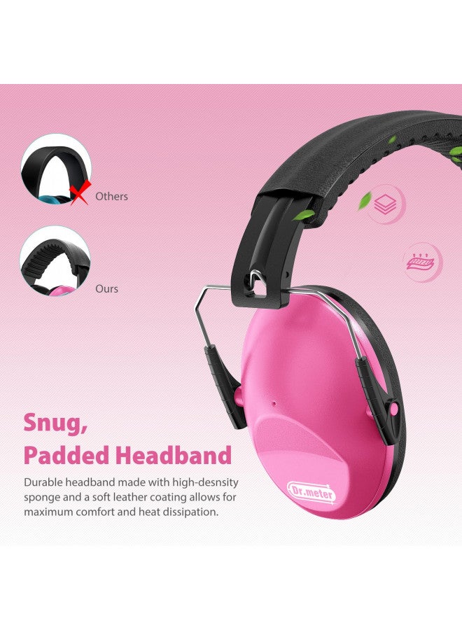 Dr.meter Ear Muffs for Noise Reduction: SNR27.4 Noise Cancelling Headphones for Autism with Adjustable Headband - Kids Ear Protection for Monster Truck, Airplane, Fireworks, Concerts and Football Game - Image 3