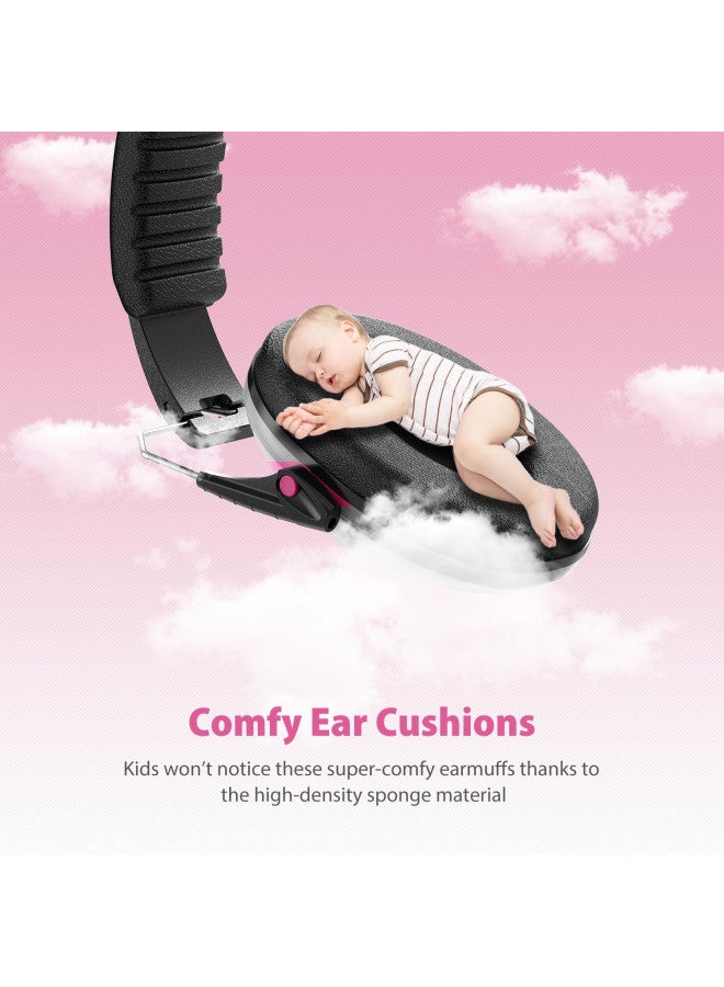 Dr.meter Ear Muffs for Noise Reduction: SNR27.4 Noise Cancelling Headphones for Autism with Adjustable Headband - Kids Ear Protection for Monster Truck, Airplane, Fireworks, Concerts and Football Game - Image 4