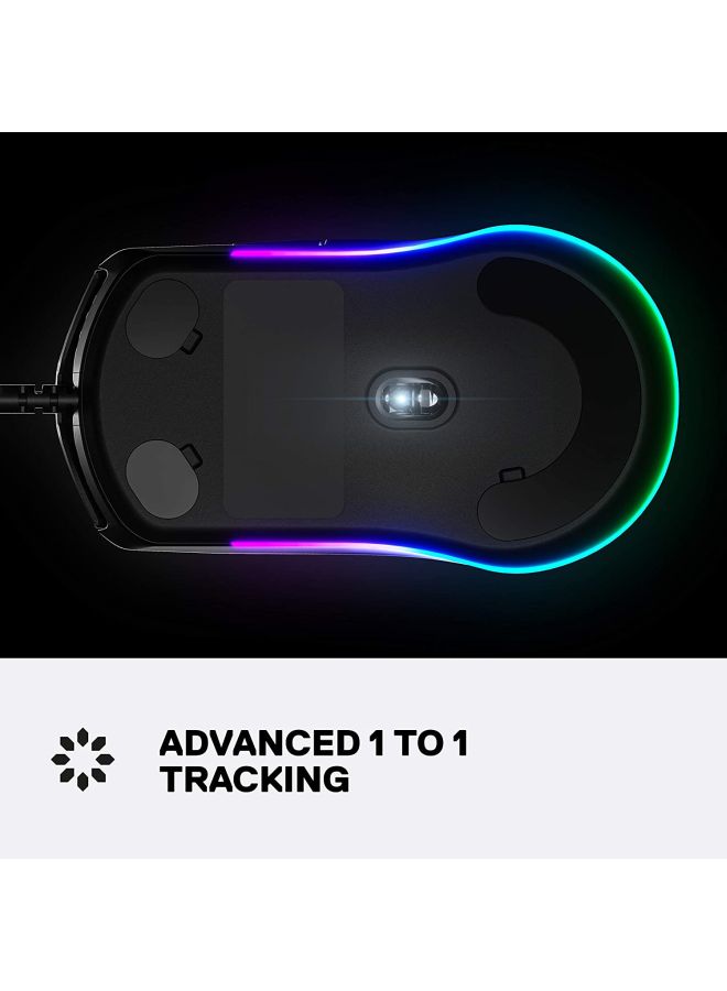 steelseries Rival 3 Gaming Mouse, 8,500 CPI TrueMove Core Optical Sensor, 6 Programmable Buttons, Split Trigger Buttons, Brilliant Prism RGB Lighting | 62513 - Image 5