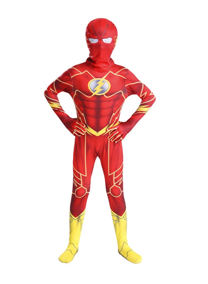 Flash tights children's adult cosplay jumpsuit Stage Dress Up Costume - Image 1